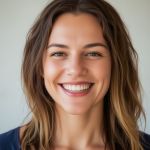Professional headshot of a happy yoga student with a warm smile for testimonials