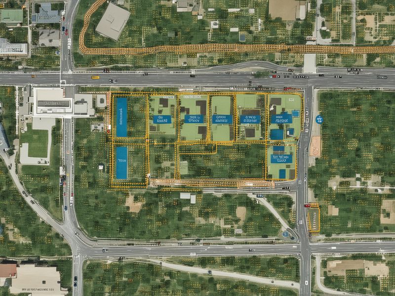 Transportation and accessibility routes to the yoga studio for service area section